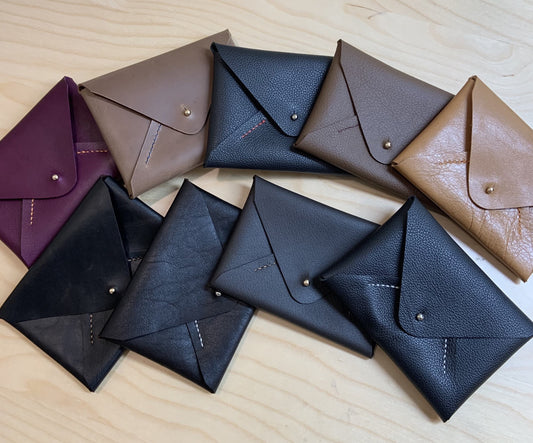 Joyce Leather Card Case Wallet