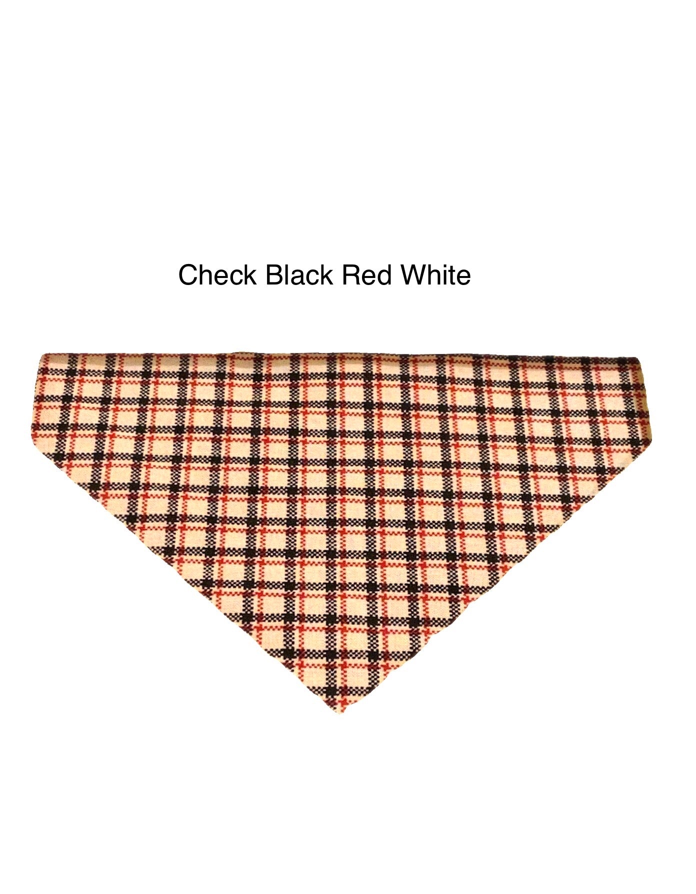 Pawsitive Petwear Check Black Red White
