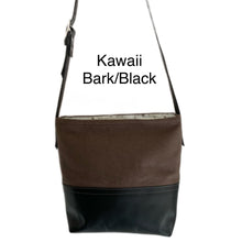 Load image into Gallery viewer, Kawaii Leather Canvas Handbag
