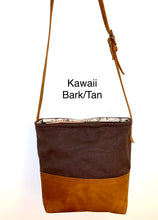 Load image into Gallery viewer, Kawaii Leather Canvas Handbag
