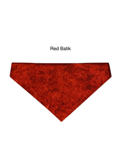 Pawsitive Petwear Bandanas Red Batik