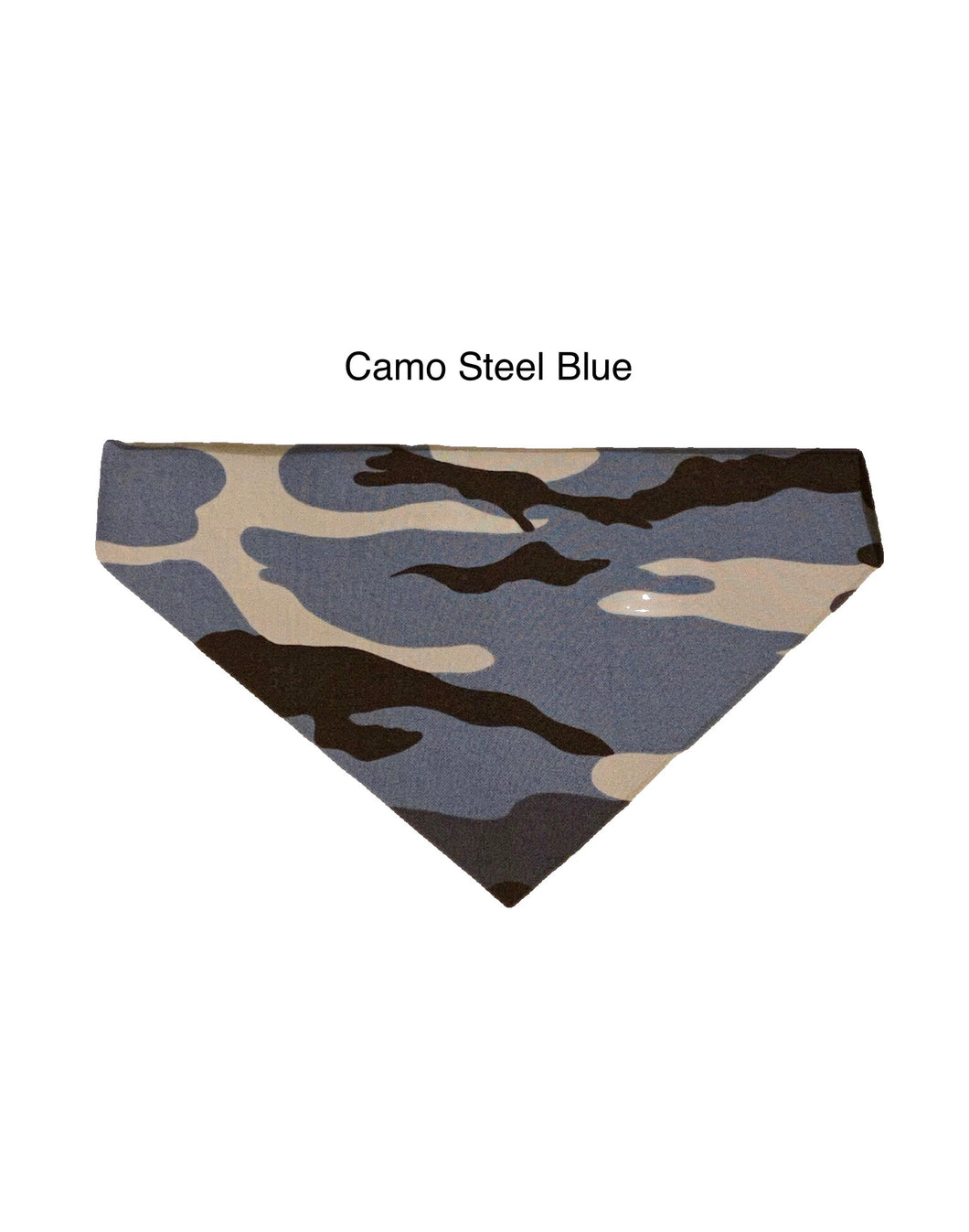 Pawsitive Petwear Bandanas Camo Steel Blue