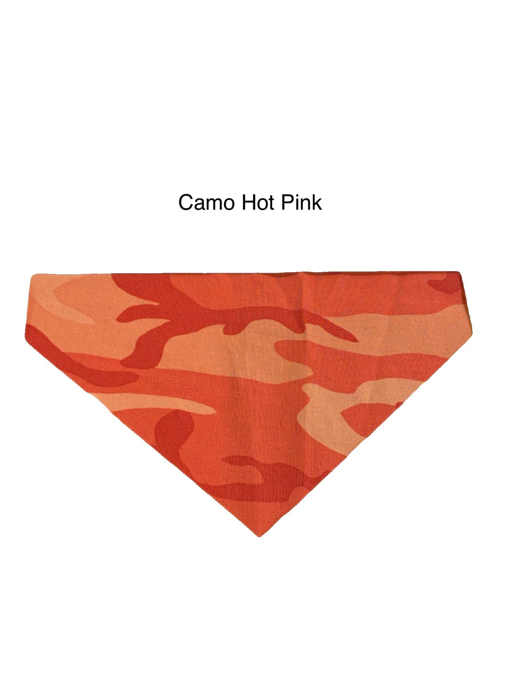 Pawsitive Petwear Bandanas Camo Hot Pink