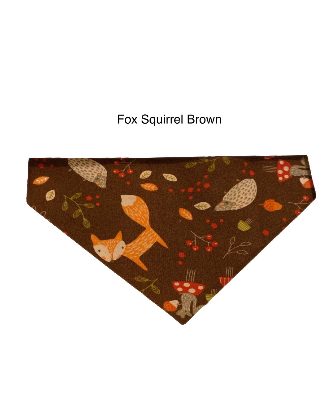 Pawsitive Petwear Bandanas Fox Squirrel Brown